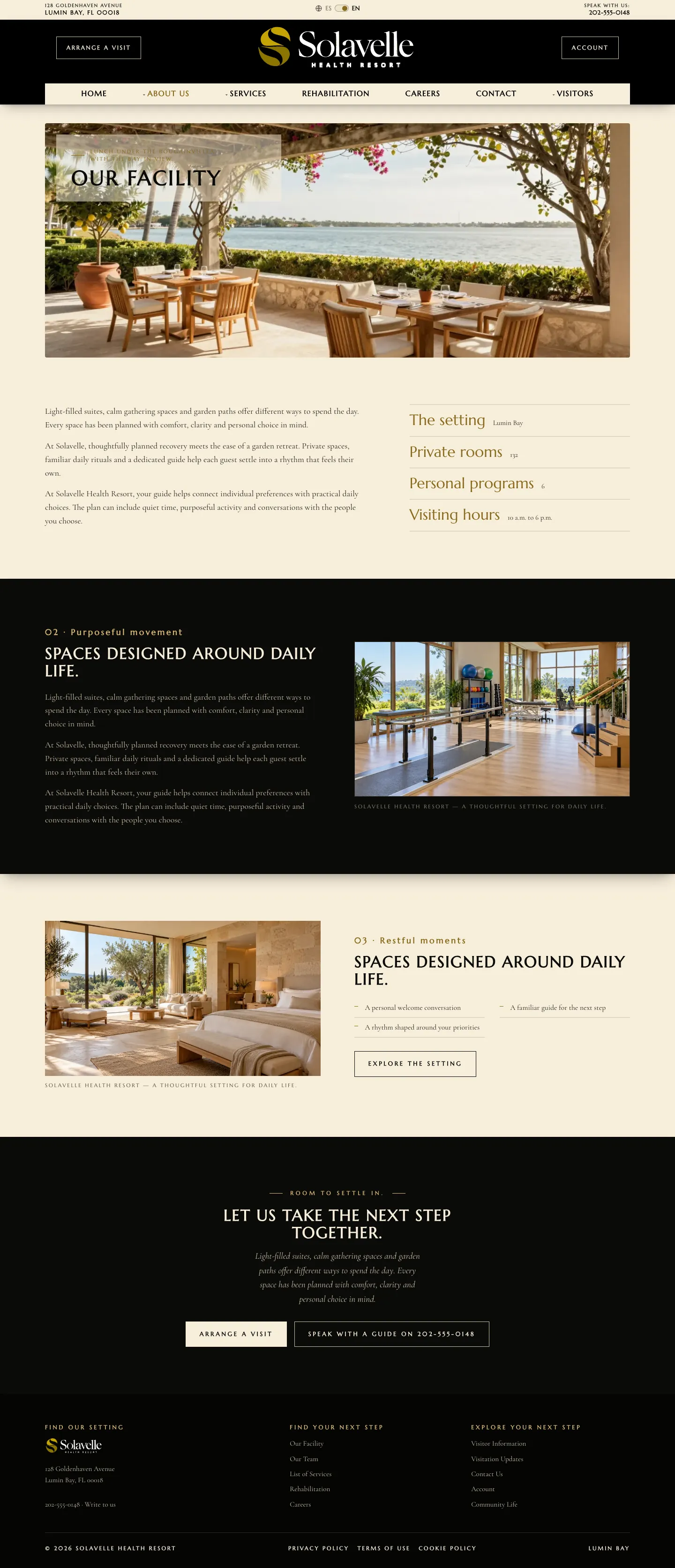 Solavelle: after Our Facility page