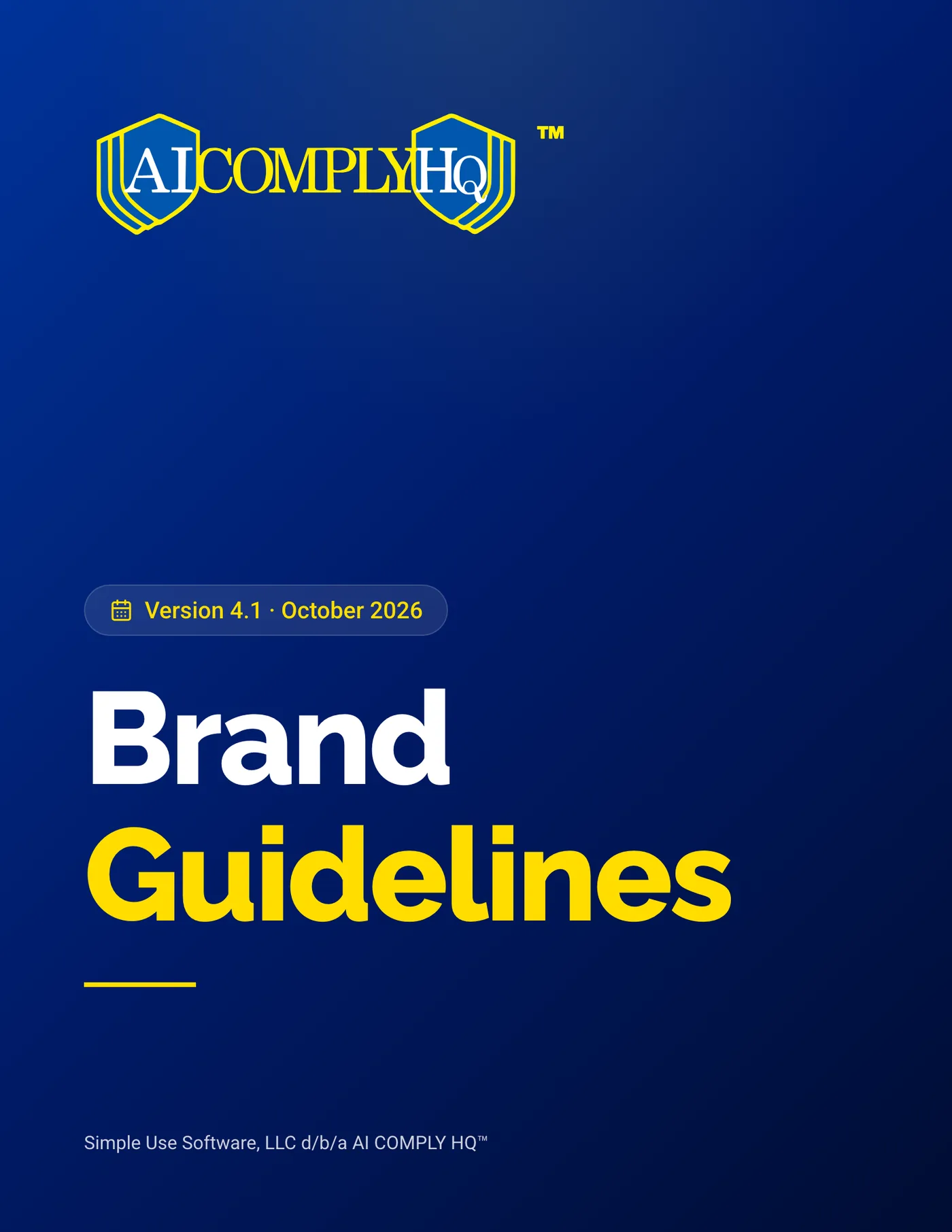 Brand Guidelines, cover