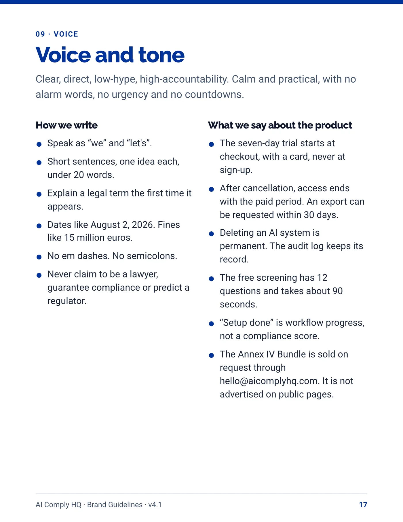 Brand Guidelines, page 17