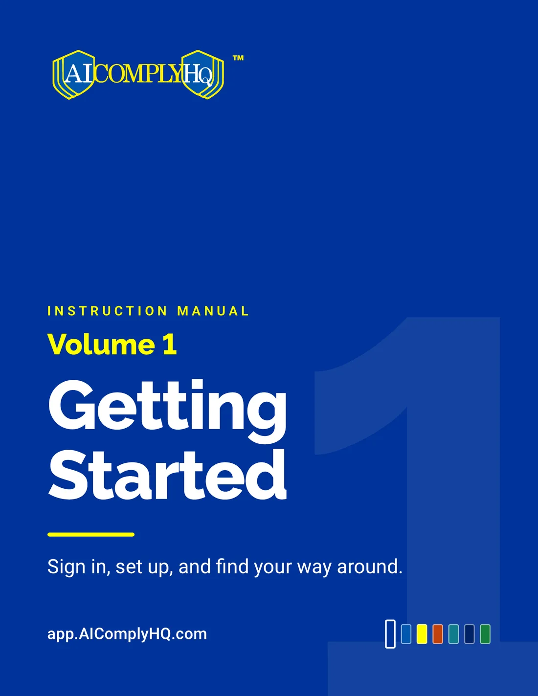 Instruction Manual, Getting Started, cover