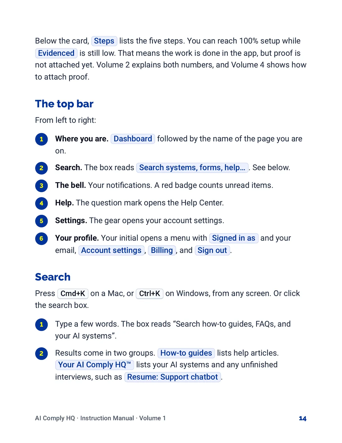 Instruction Manual, Getting Started, page 14