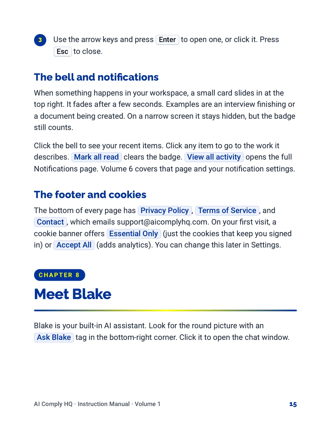 Instruction Manual, Getting Started, page 15