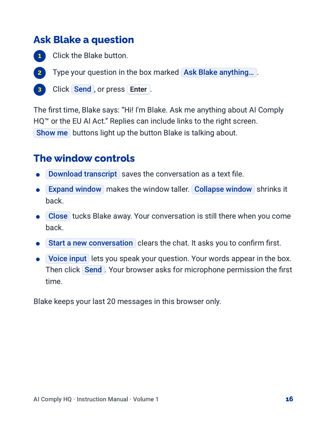 Instruction Manual, Getting Started, page 16