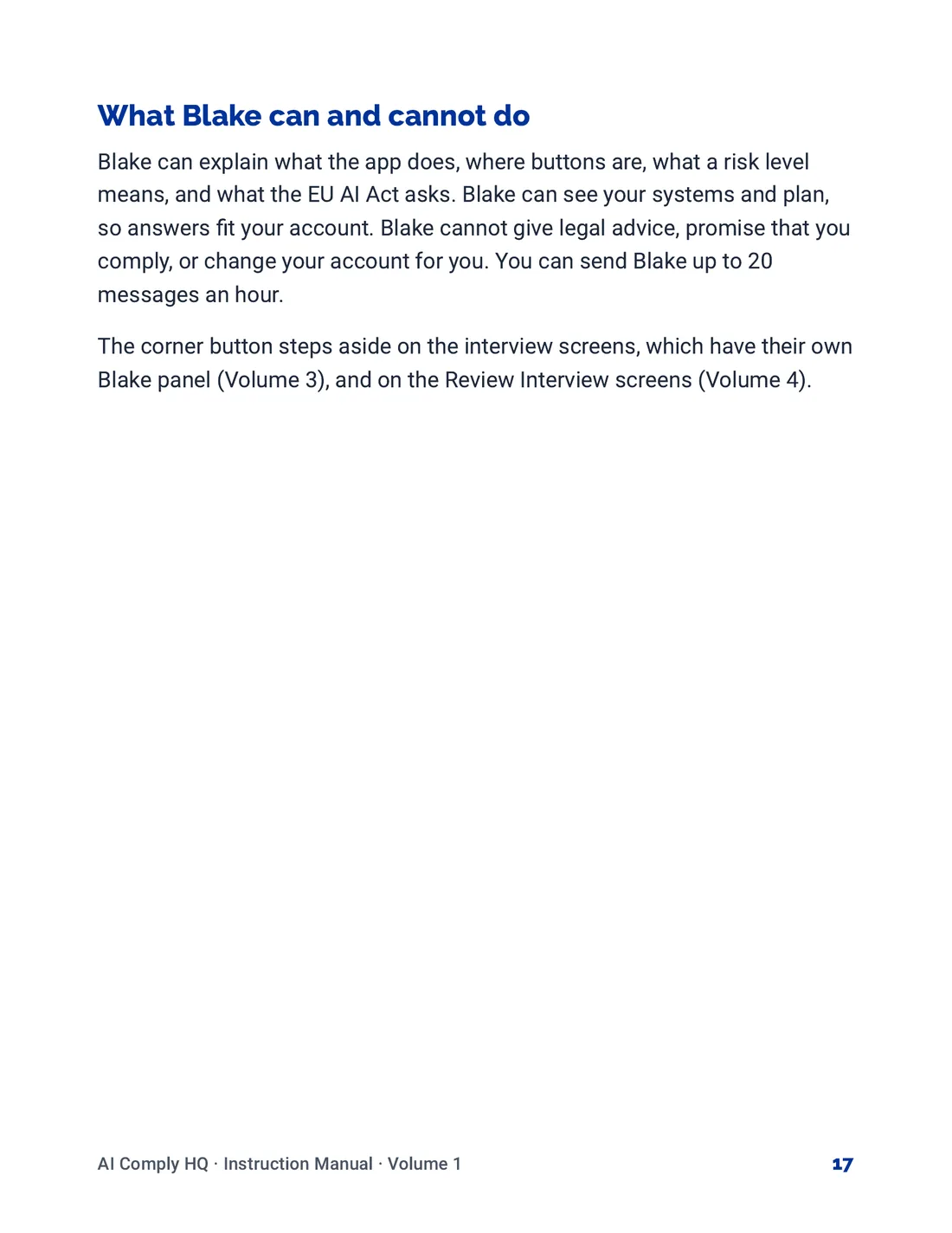 Instruction Manual, Getting Started, page 17
