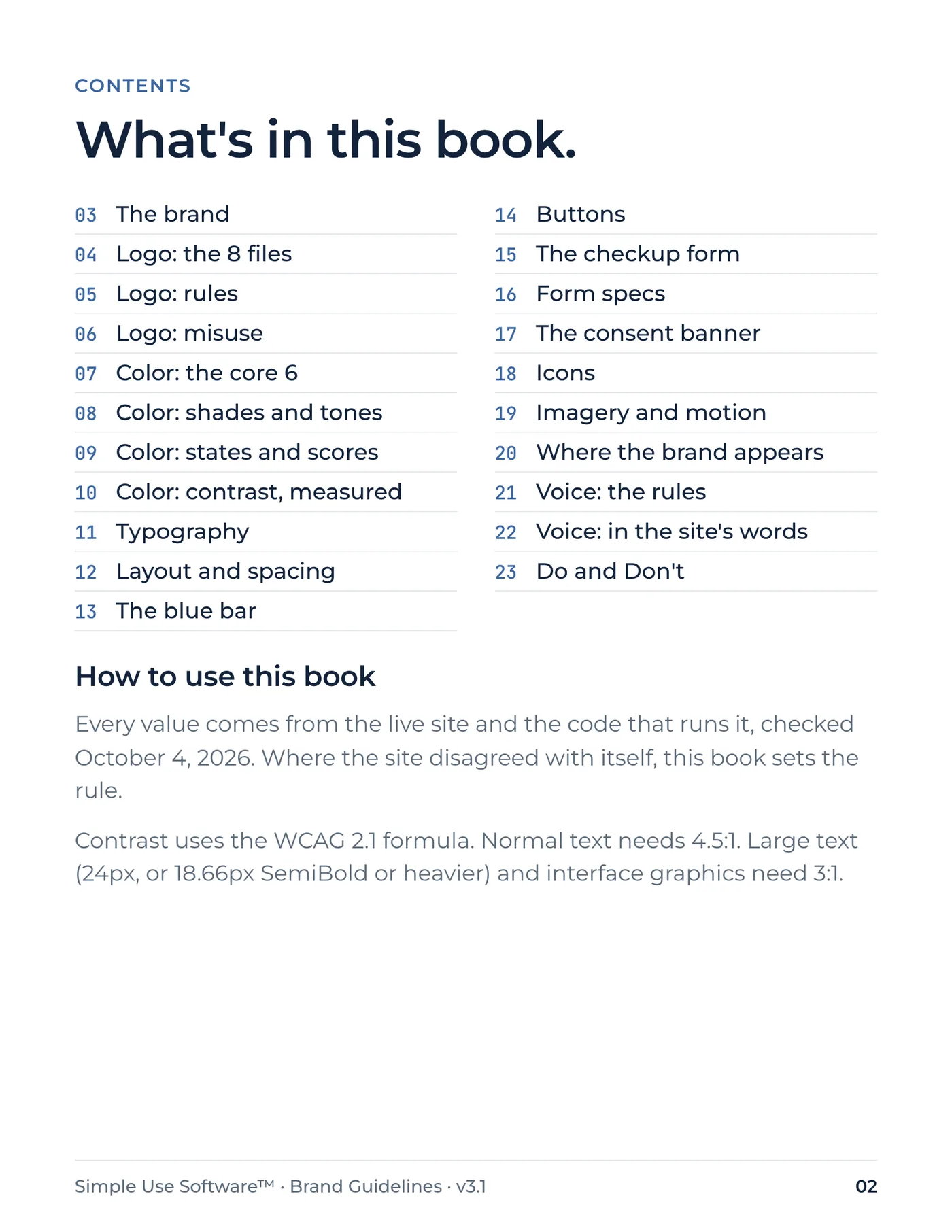 Brand Guidelines, page 2