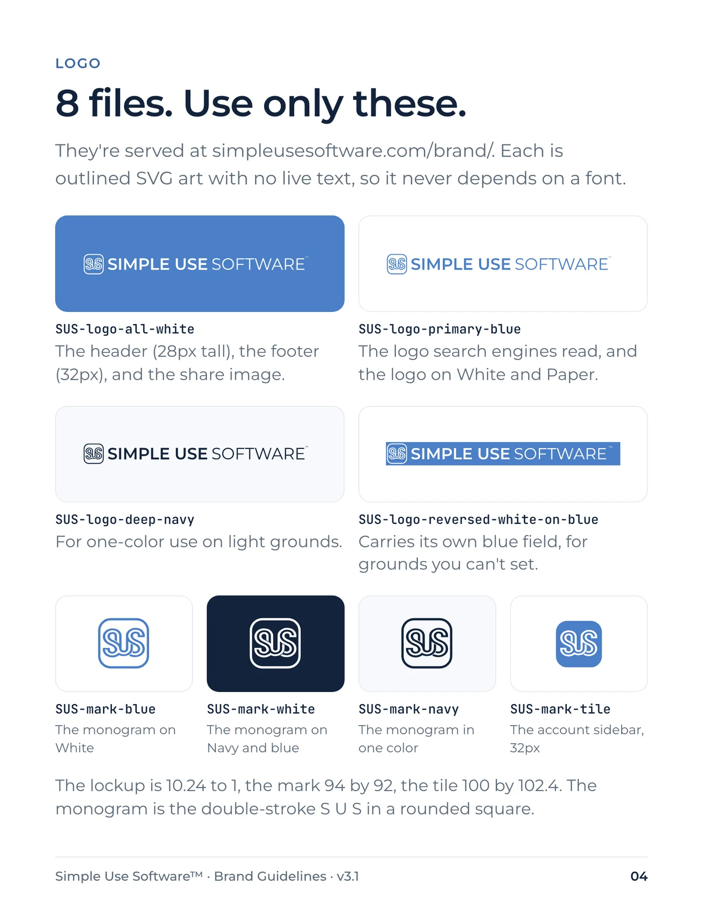 Brand Guidelines, page 4