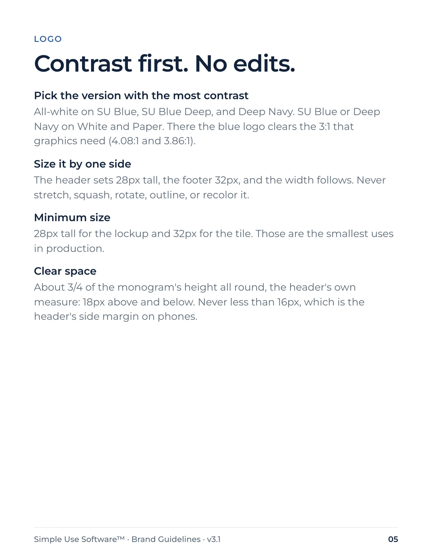 Brand Guidelines, page 5