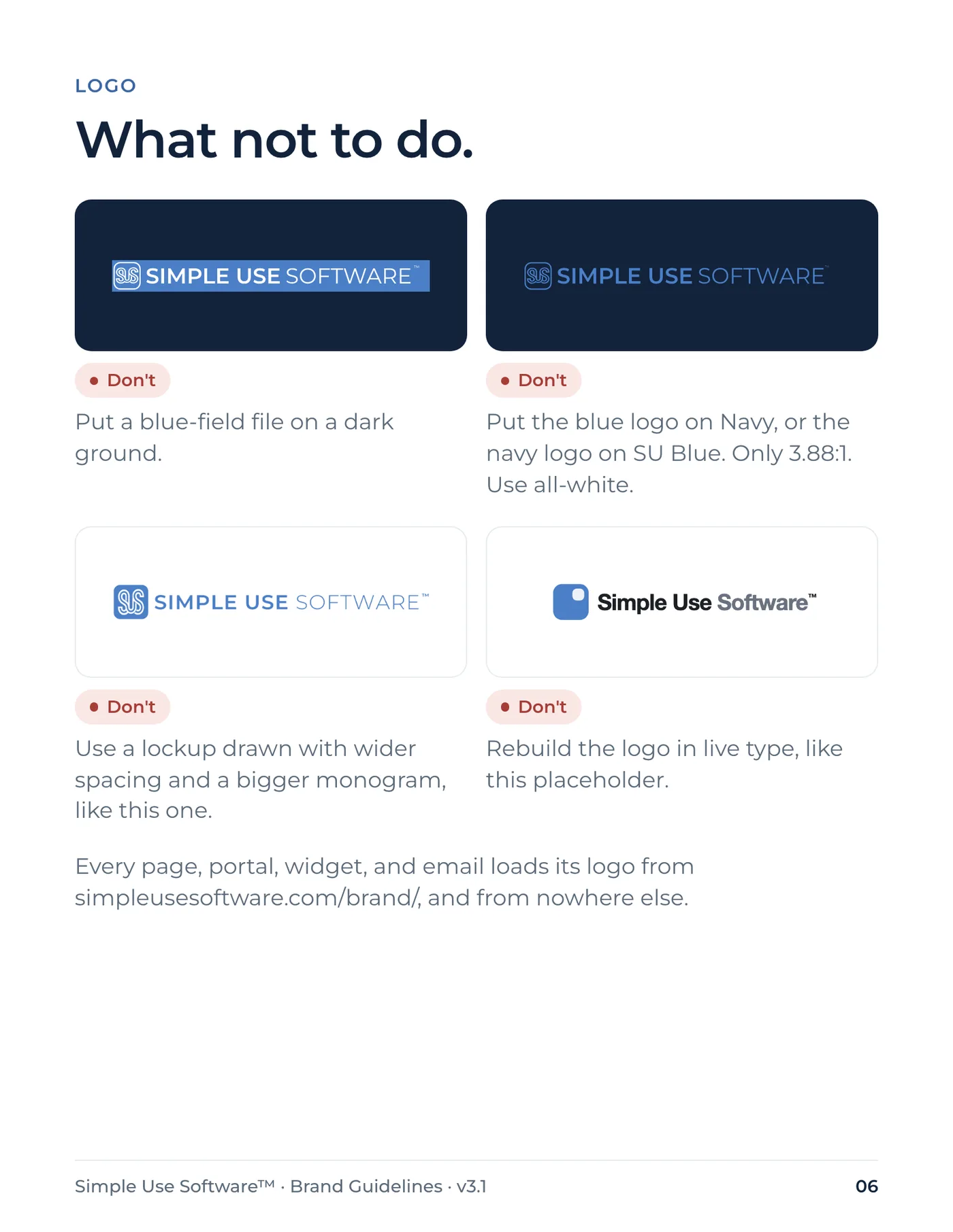 Brand Guidelines, page 6