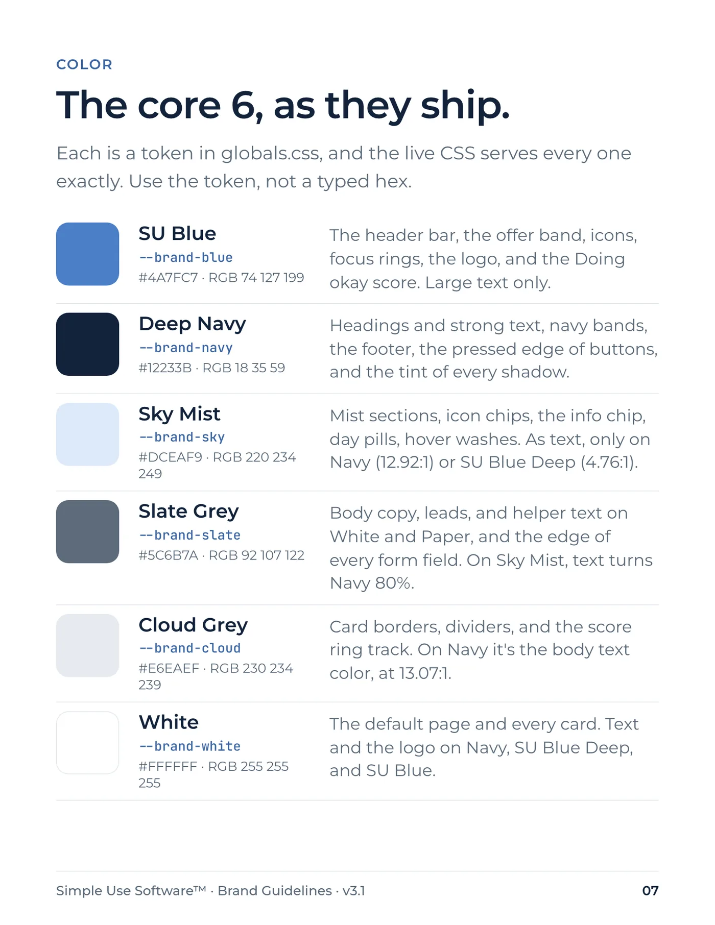 Brand Guidelines, page 7