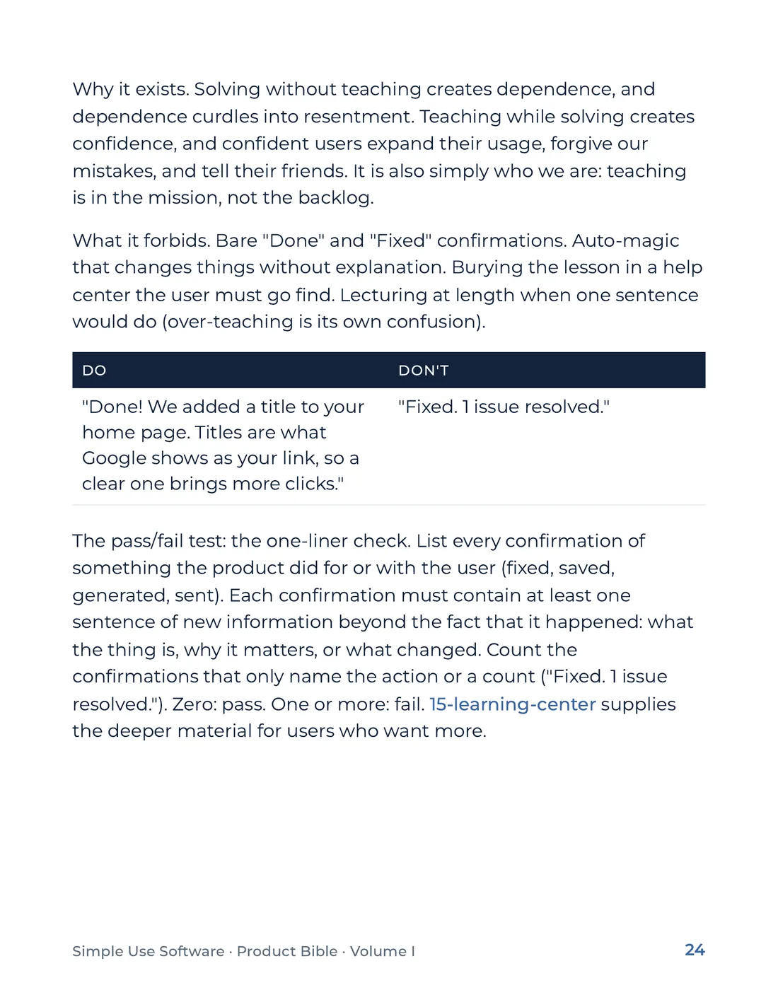 Product Bible, Foundations, page 24