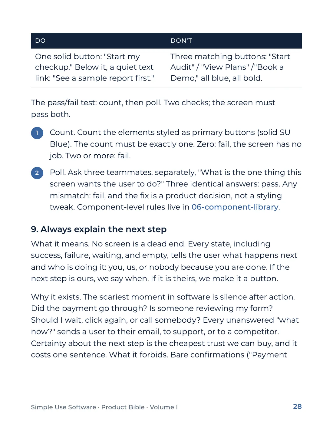 Product Bible, Foundations, page 28