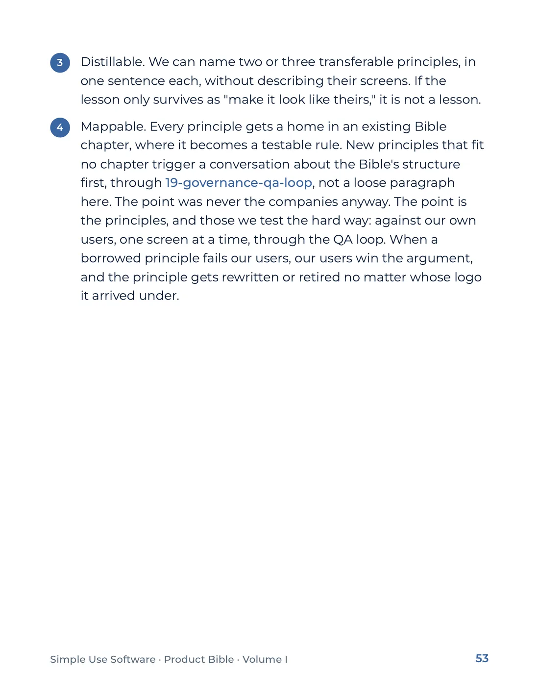 Product Bible, Foundations, page 53