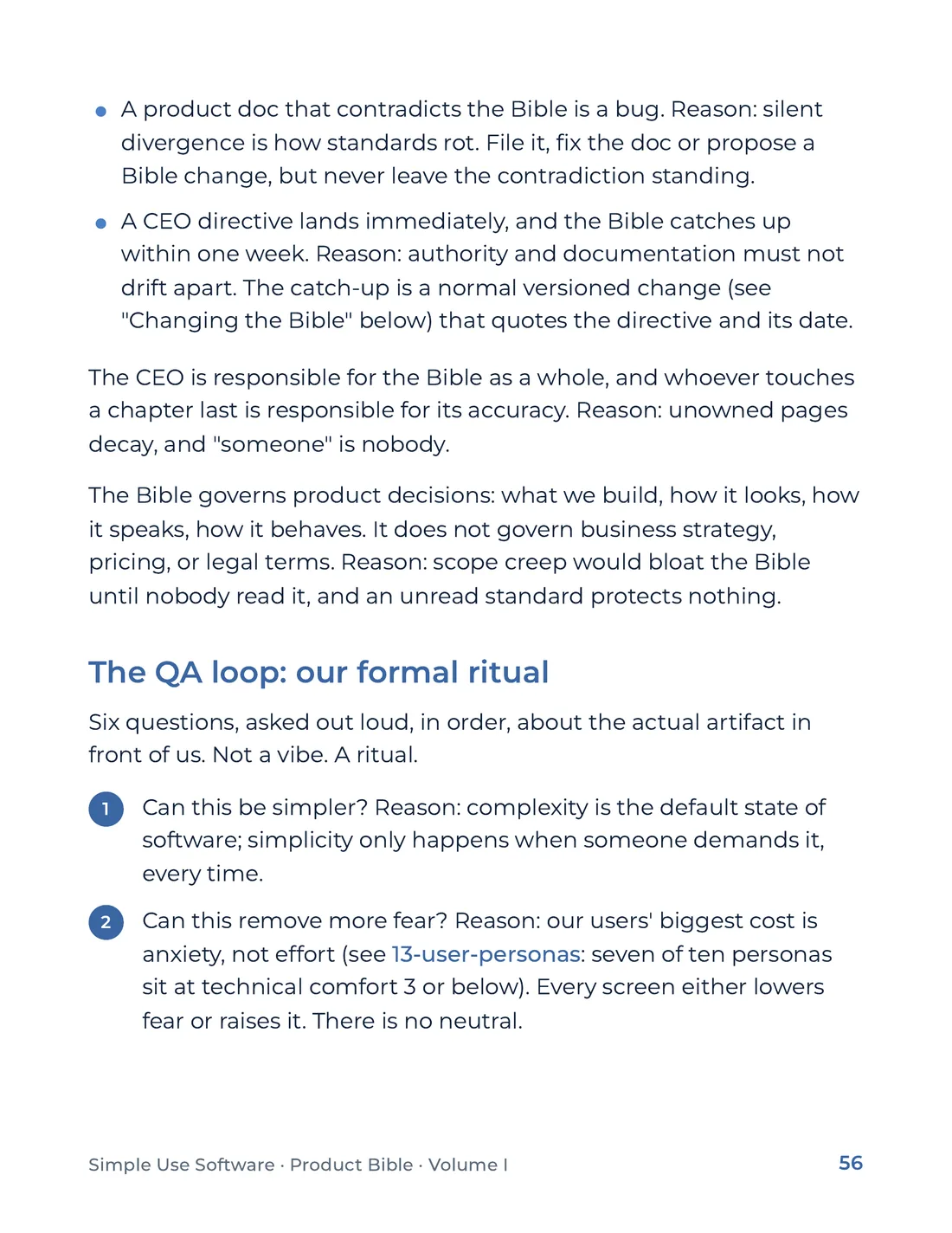 Product Bible, Foundations, page 56