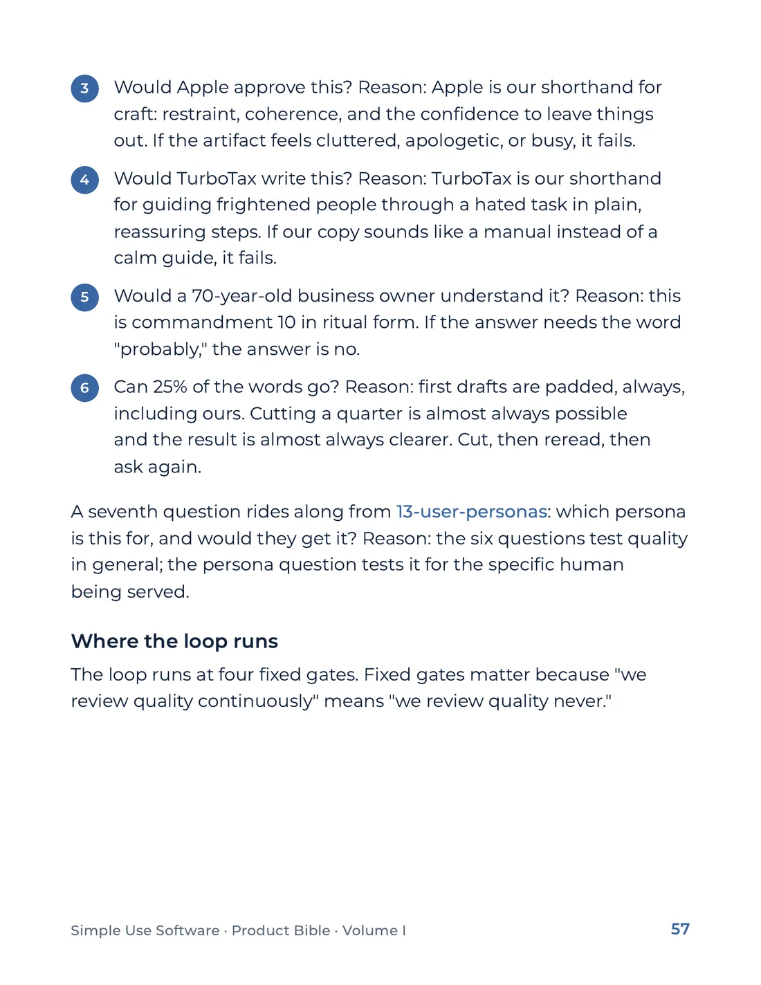 Product Bible, Foundations, page 57