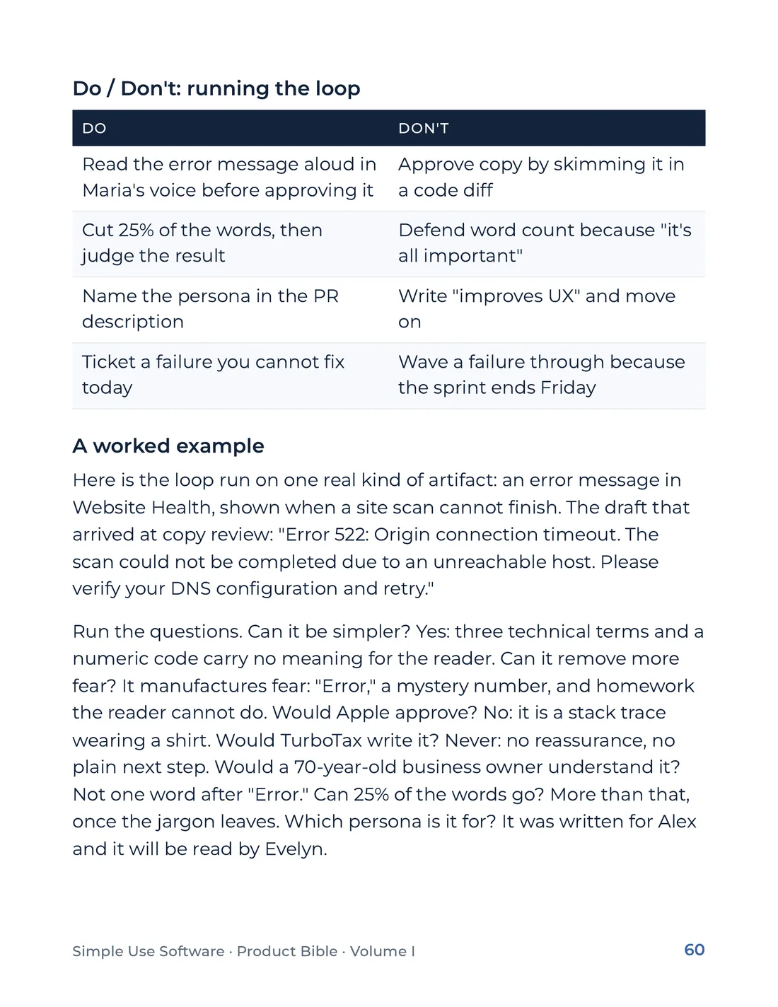 Product Bible, Foundations, page 60