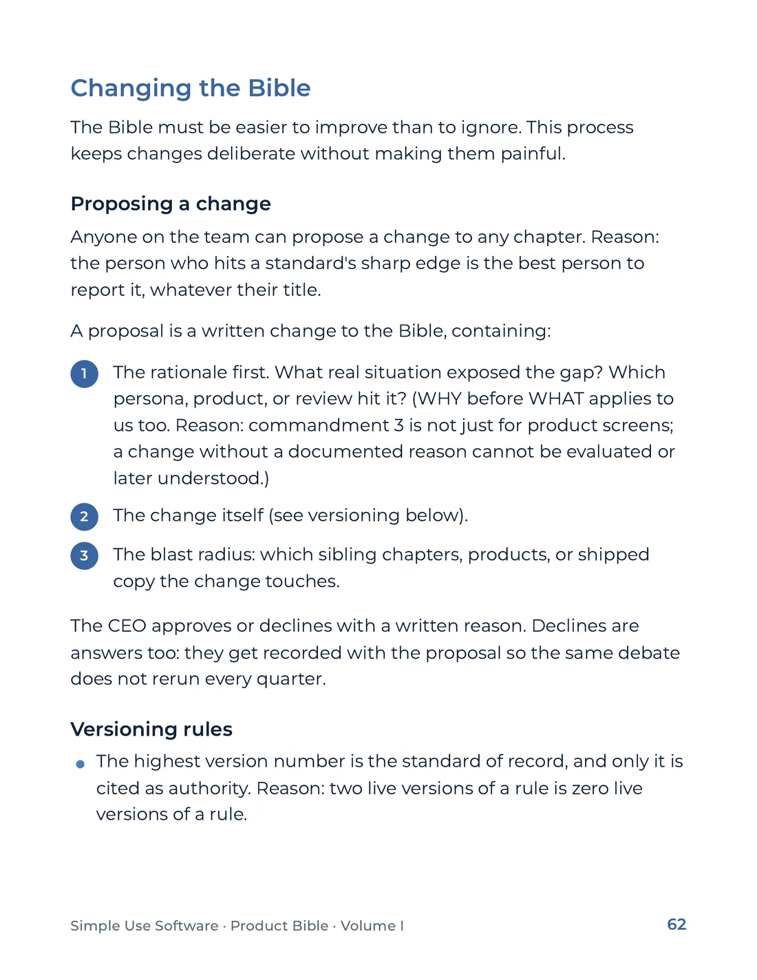 Product Bible, Foundations, page 62
