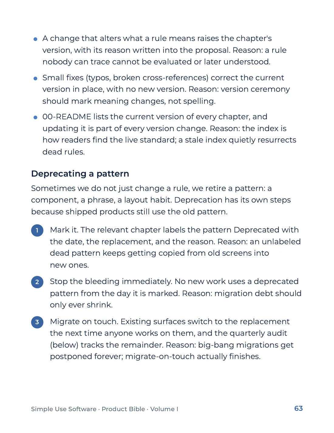 Product Bible, Foundations, page 63