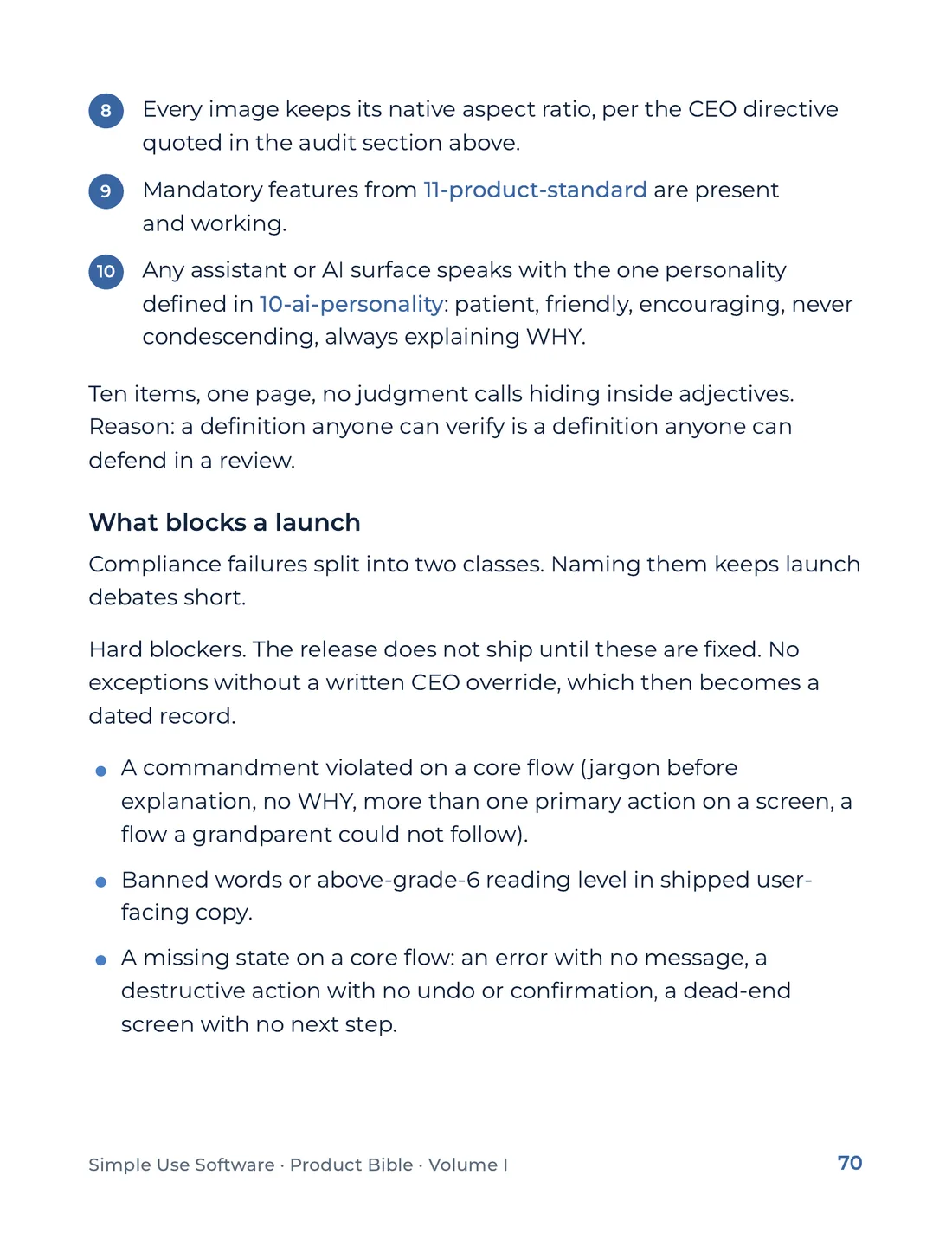 Product Bible, Foundations, page 70