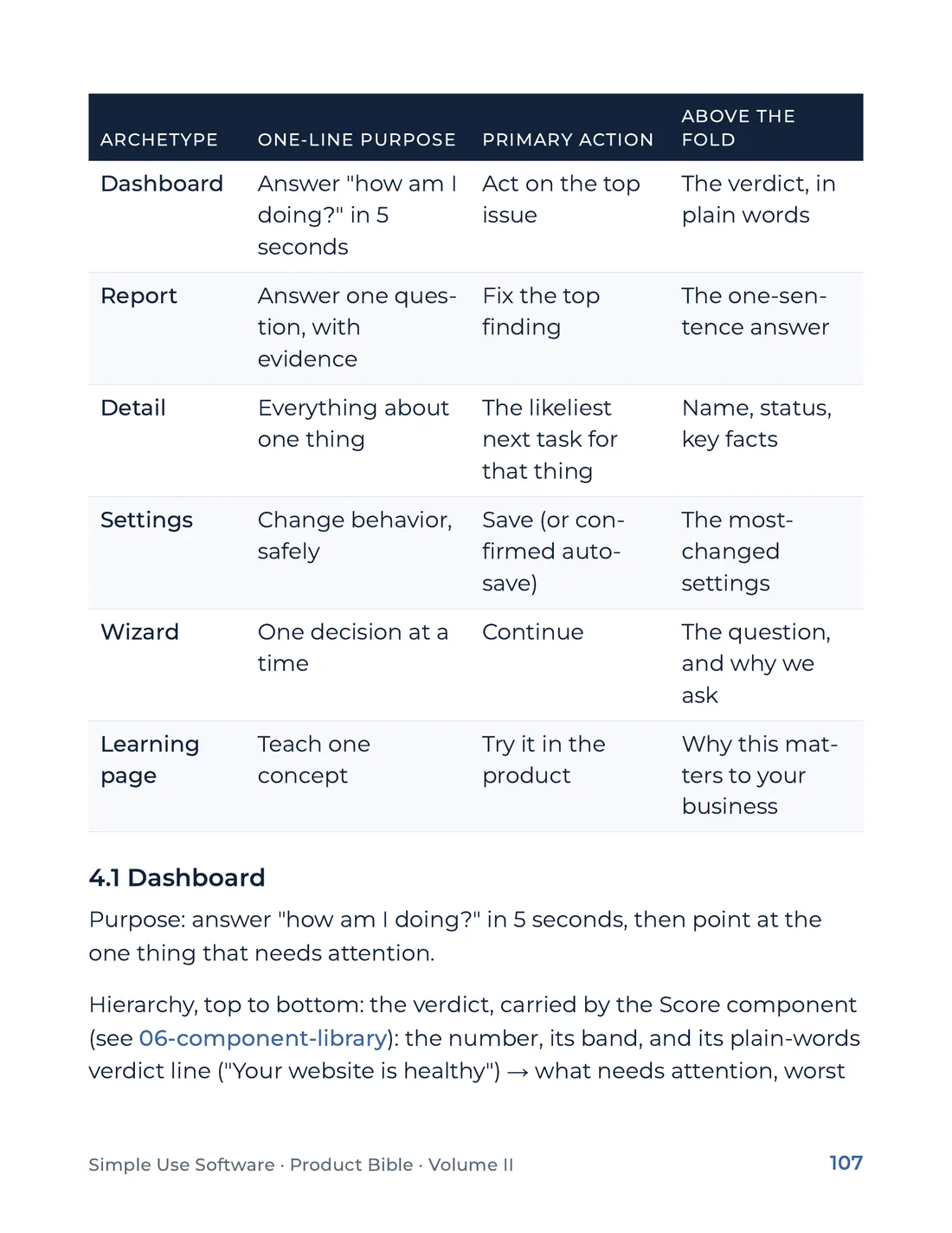 Product Bible, Voice & Audience, page 107