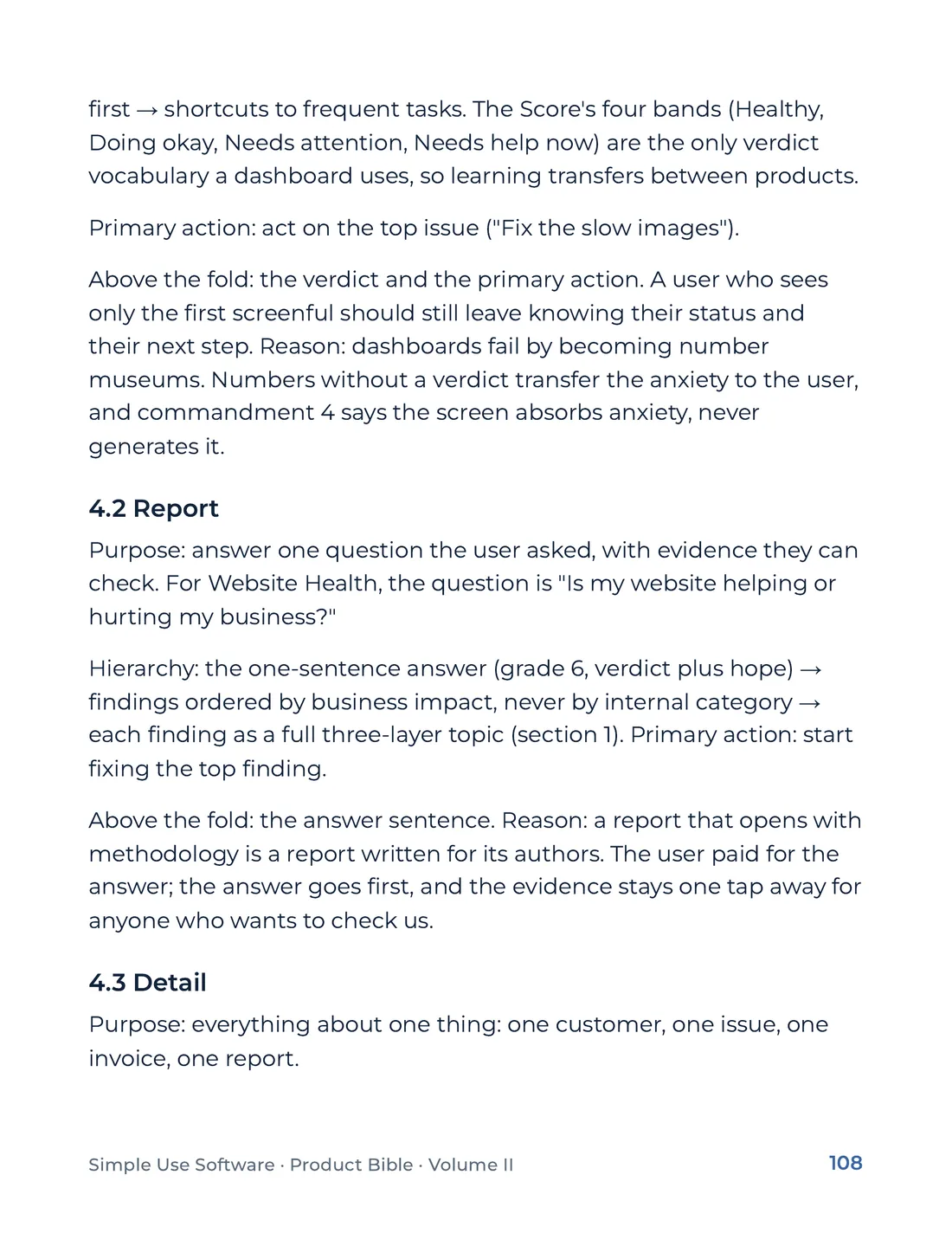 Product Bible, Voice & Audience, page 108