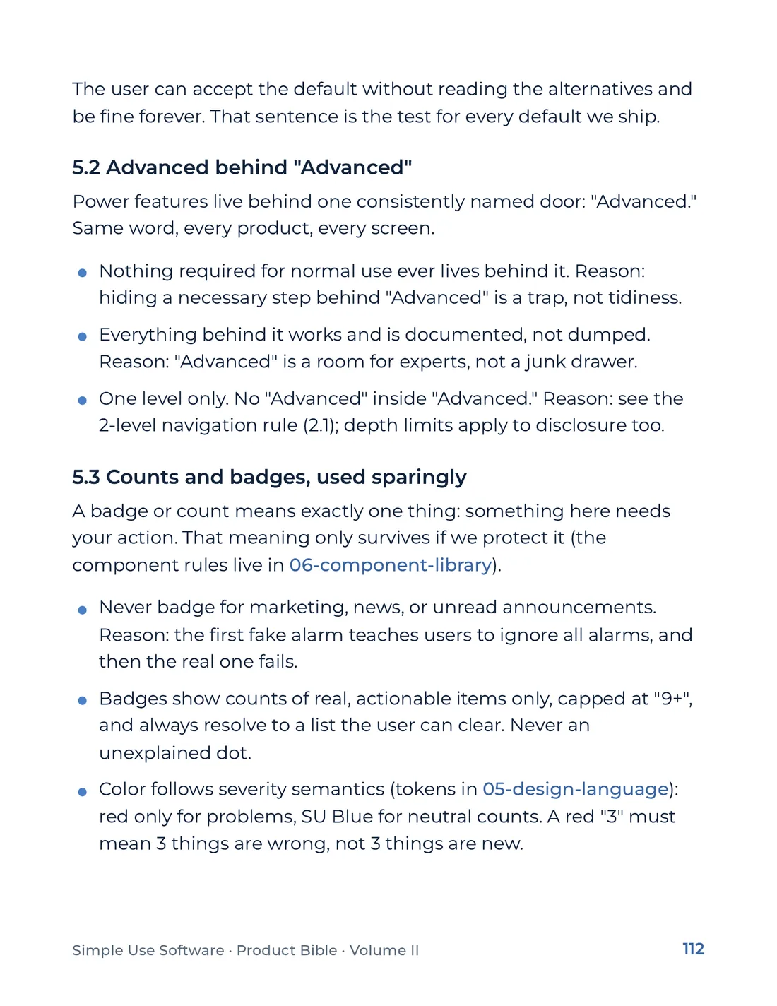 Product Bible, Voice & Audience, page 112