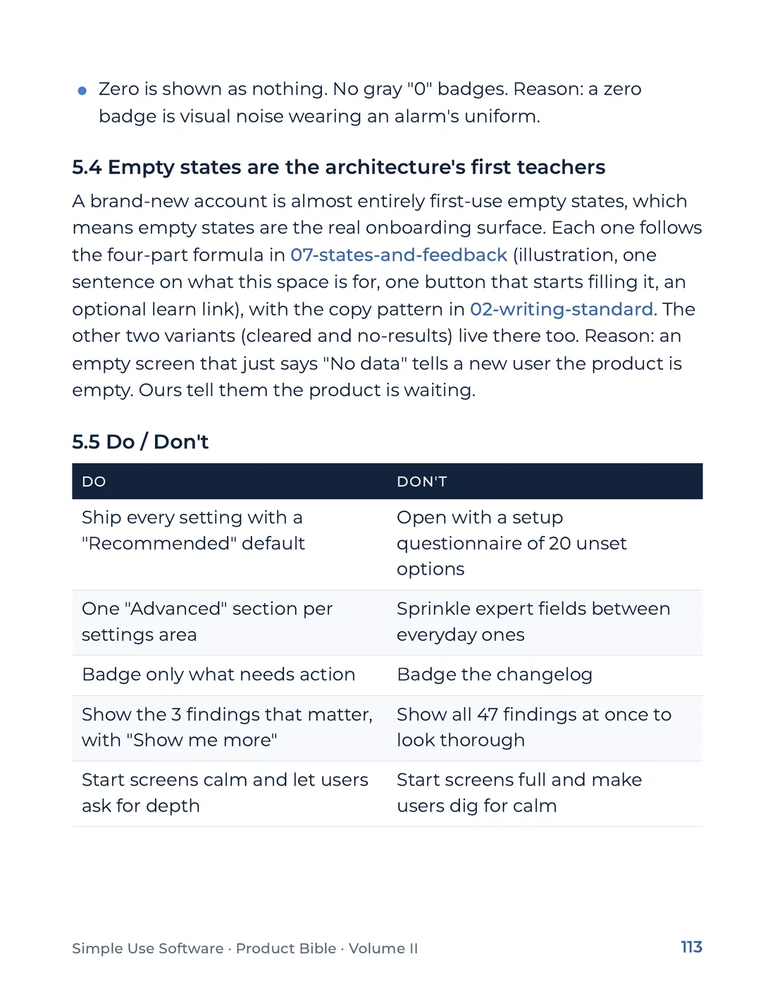 Product Bible, Voice & Audience, page 113