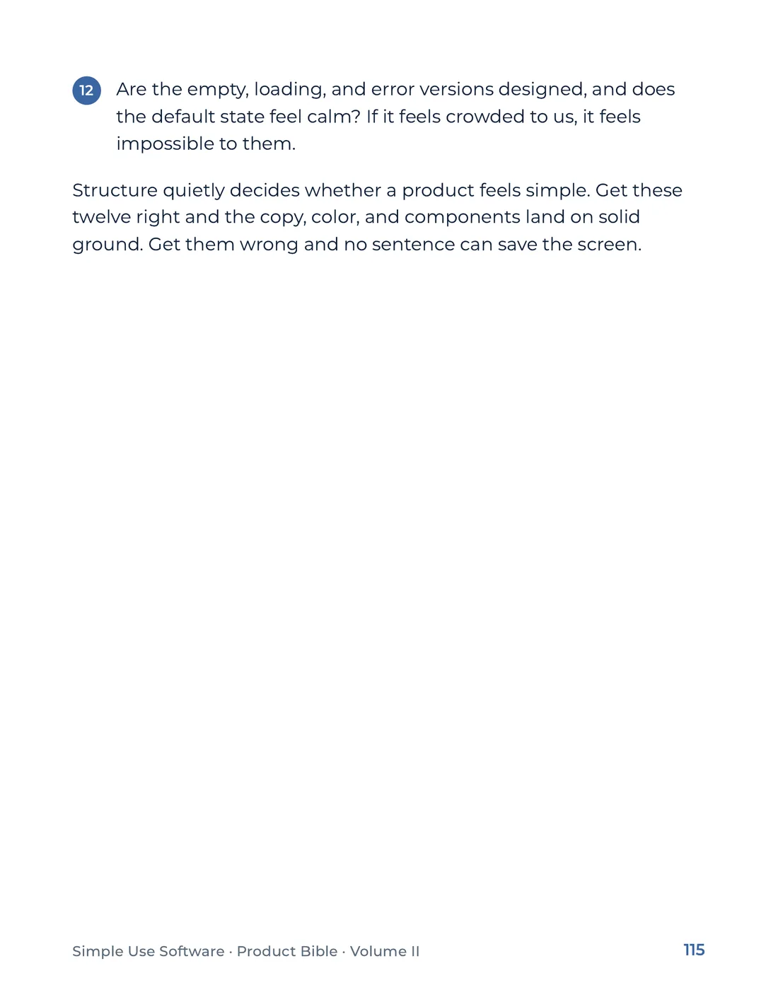 Product Bible, Voice & Audience, page 115