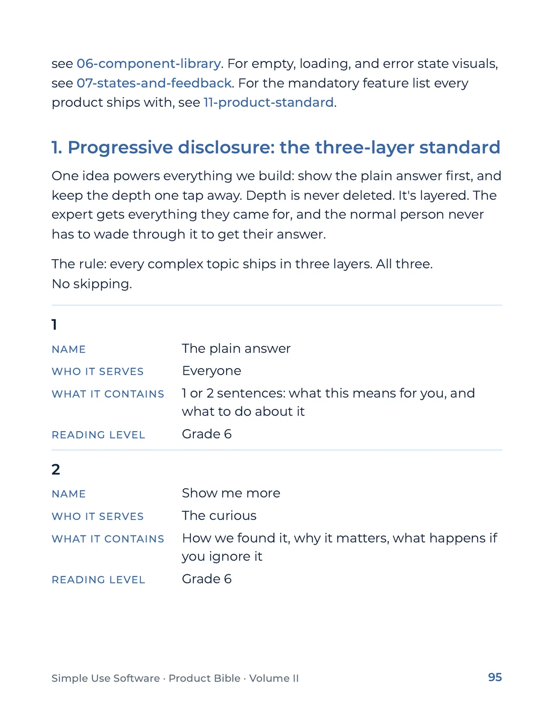 Product Bible, Voice & Audience, page 95