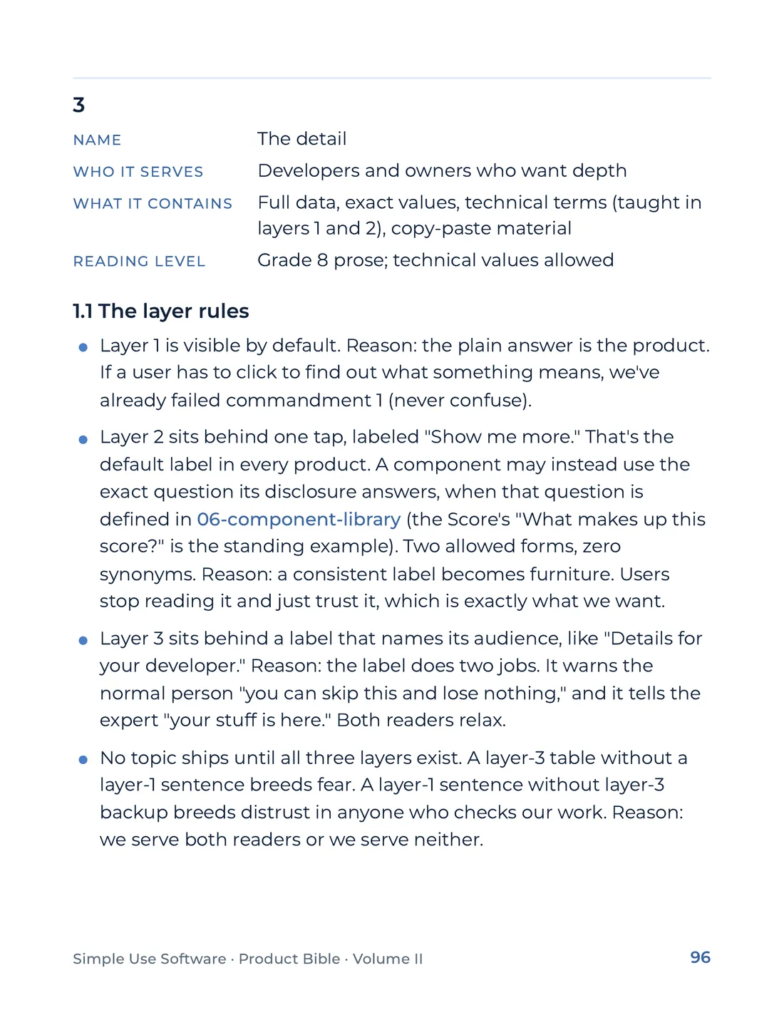 Product Bible, Voice & Audience, page 96