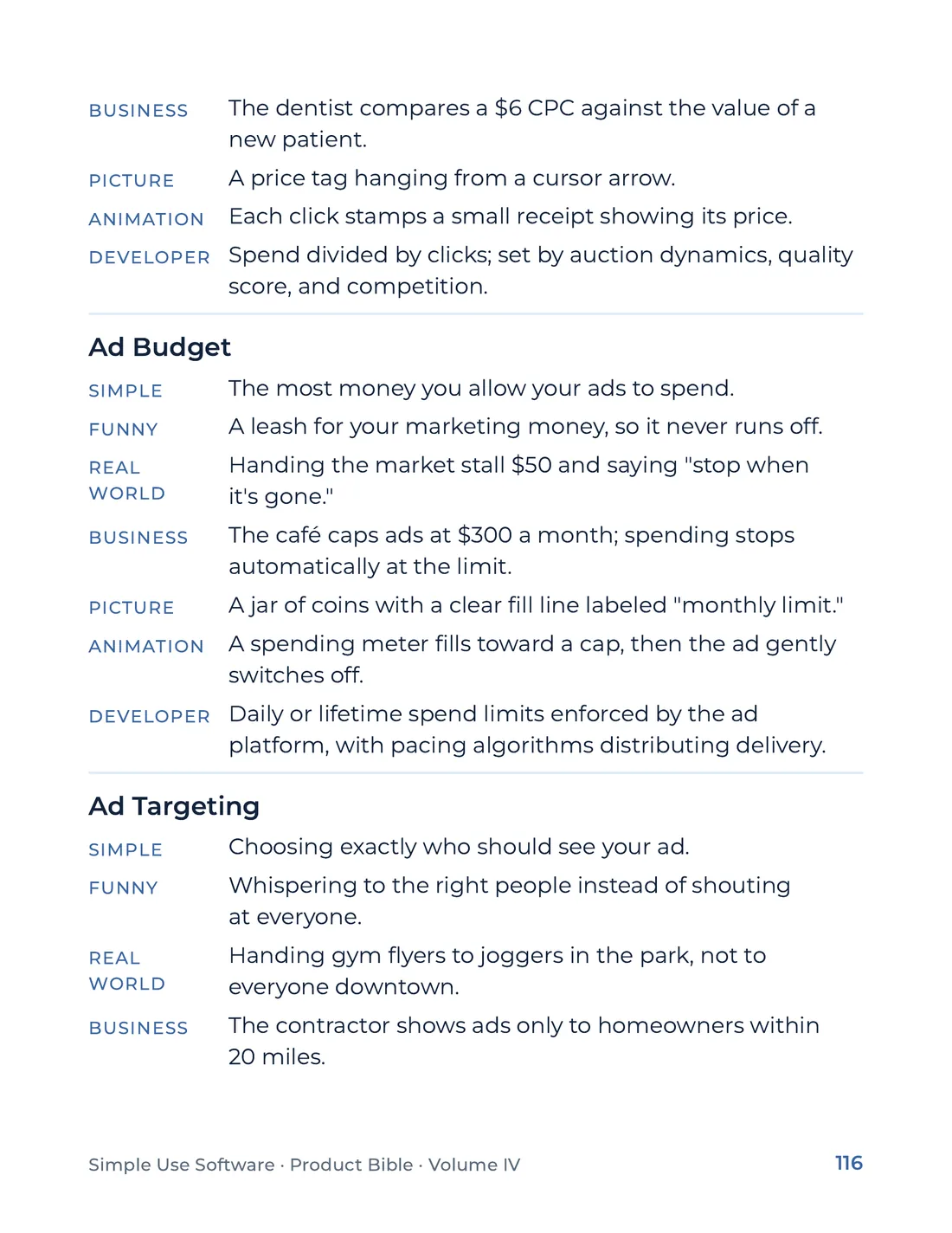Product Bible, The Analogy Library, page 116
