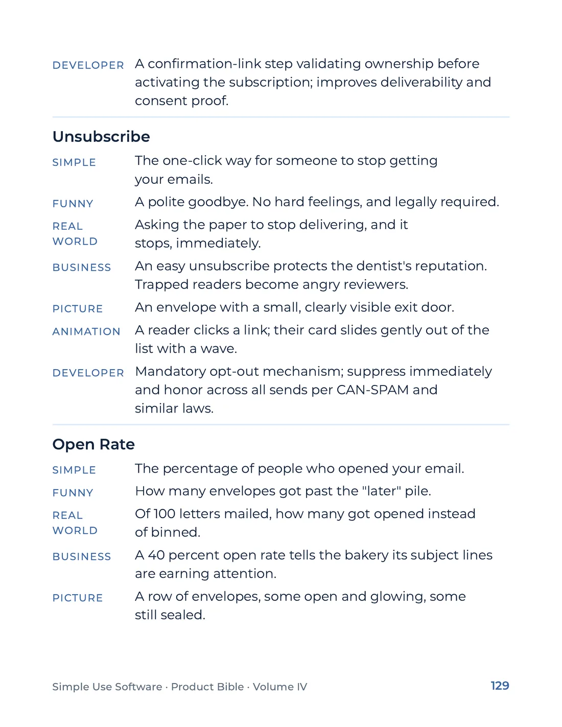 Product Bible, The Analogy Library, page 129