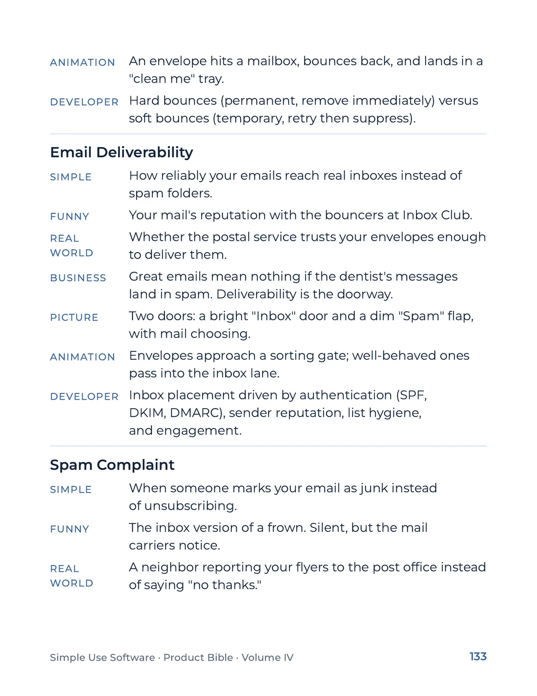 Product Bible, The Analogy Library, page 133