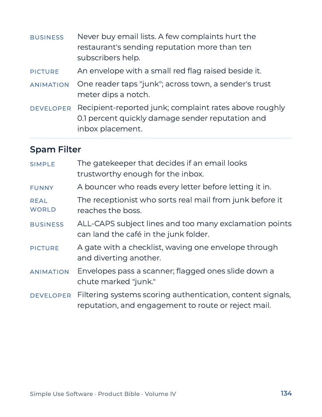 Product Bible, The Analogy Library, page 134