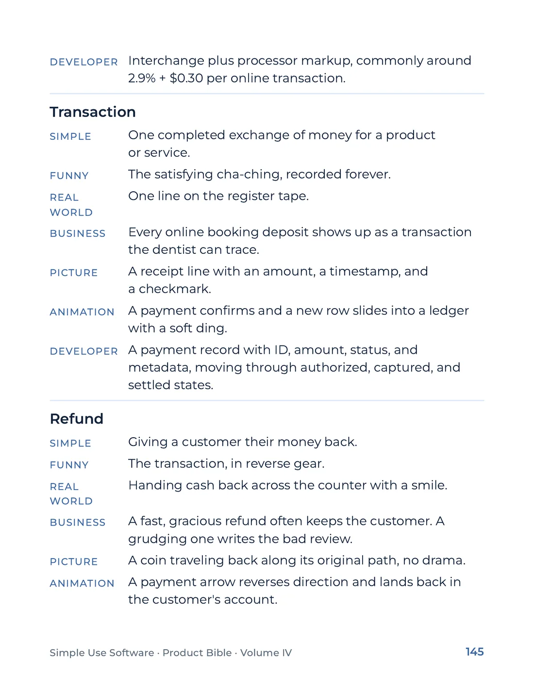 Product Bible, The Analogy Library, page 145