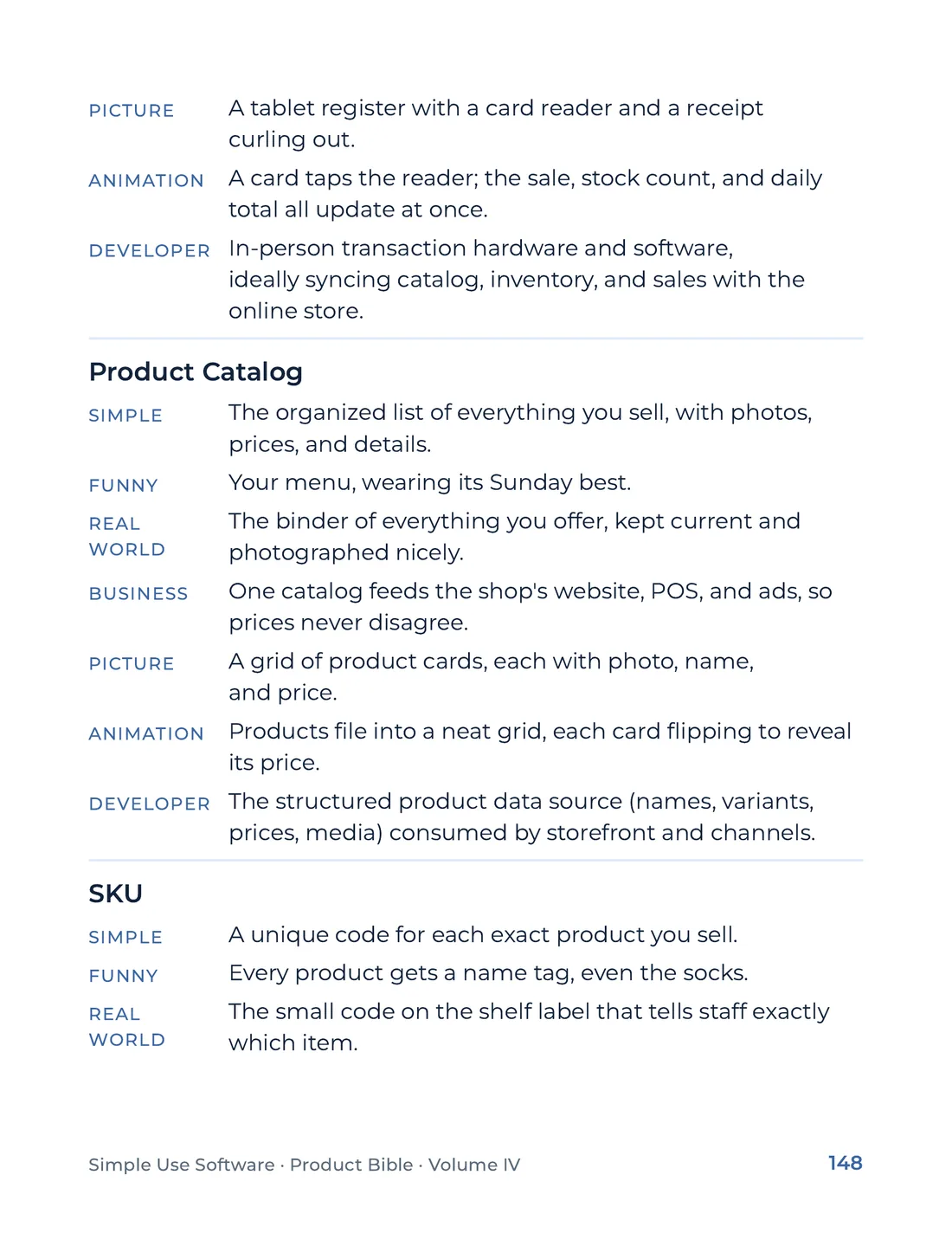 Product Bible, The Analogy Library, page 148
