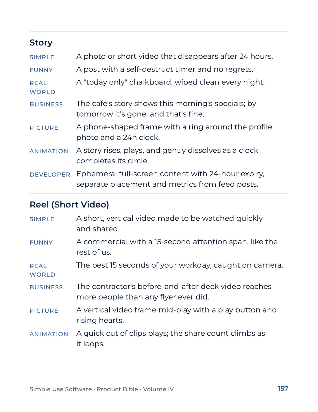 Product Bible, The Analogy Library, page 157