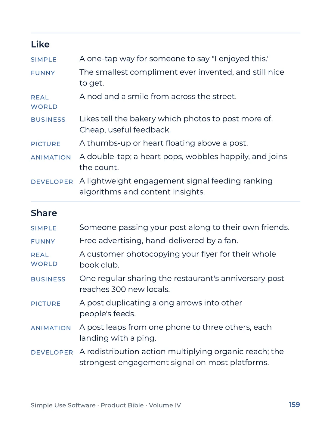 Product Bible, The Analogy Library, page 159