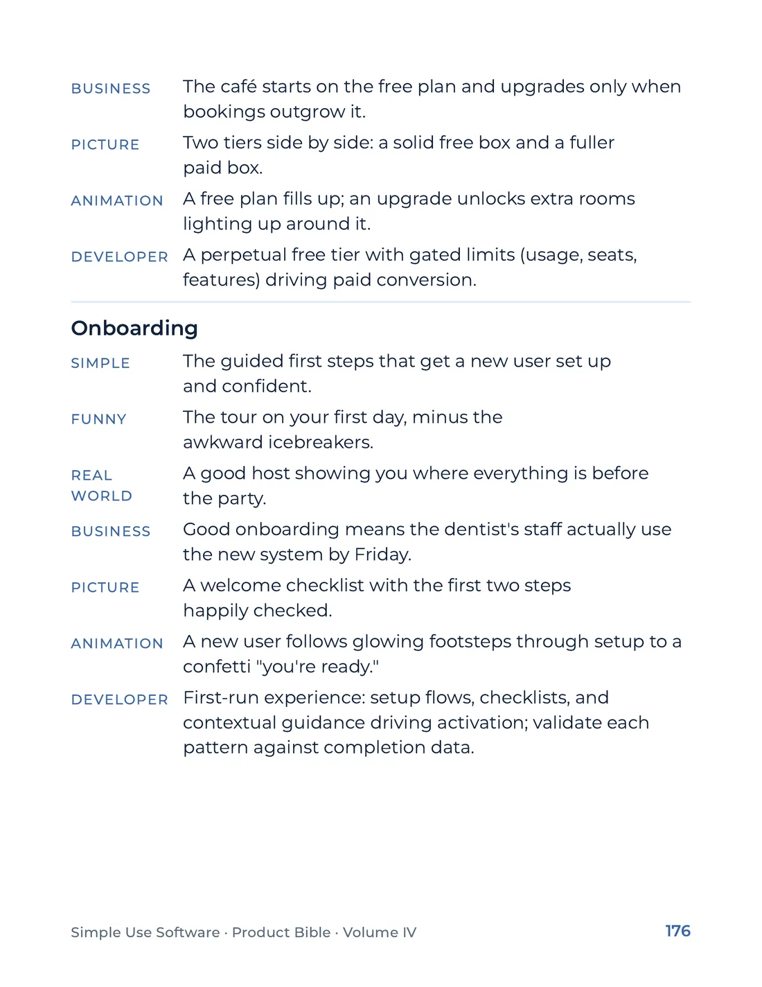 Product Bible, The Analogy Library, page 176