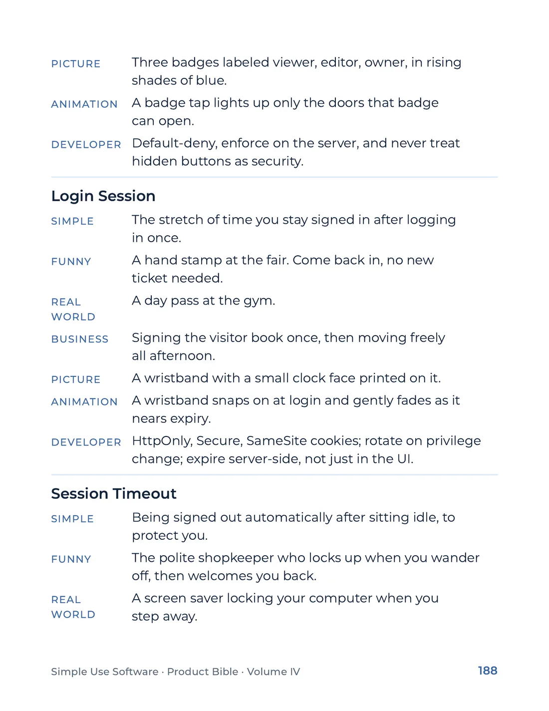 Product Bible, The Analogy Library, page 188