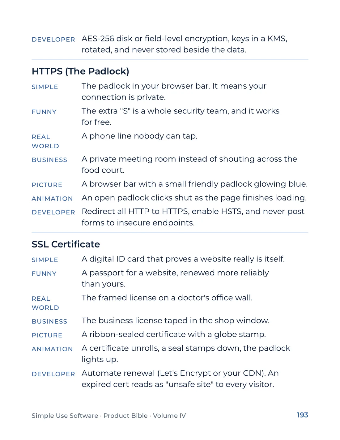 Product Bible, The Analogy Library, page 193