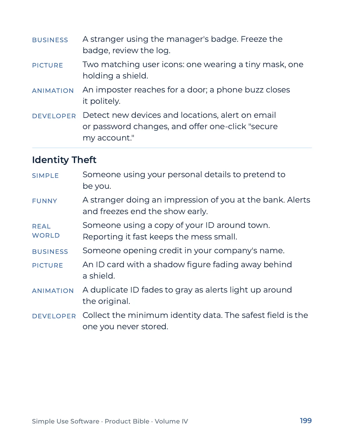Product Bible, The Analogy Library, page 199