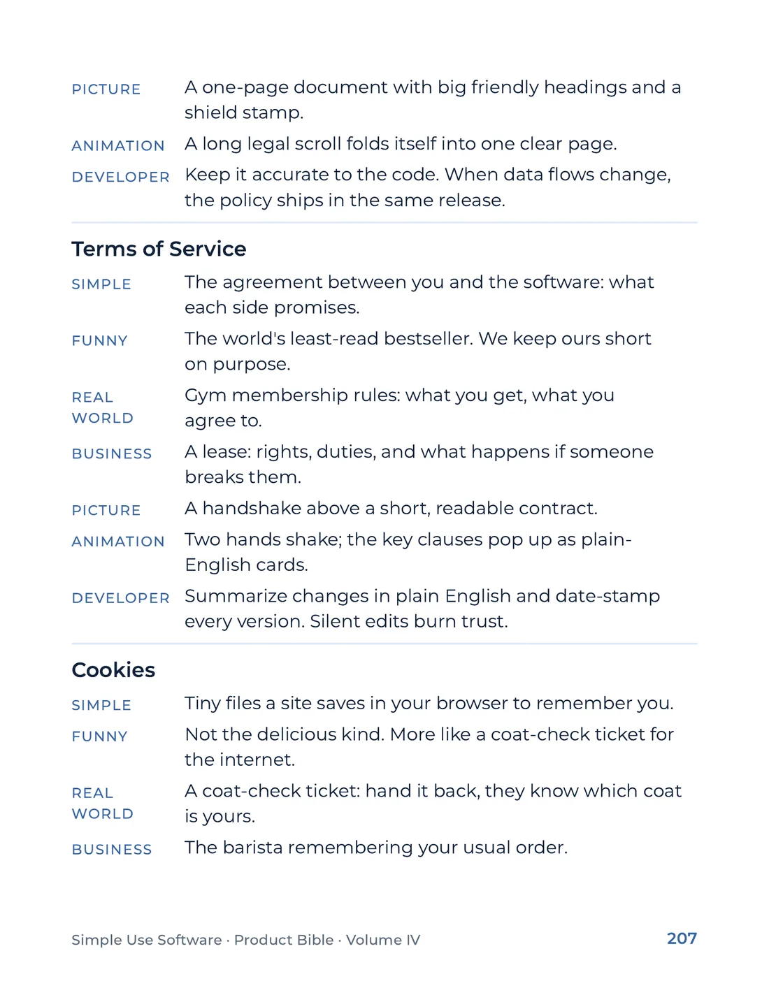 Product Bible, The Analogy Library, page 207