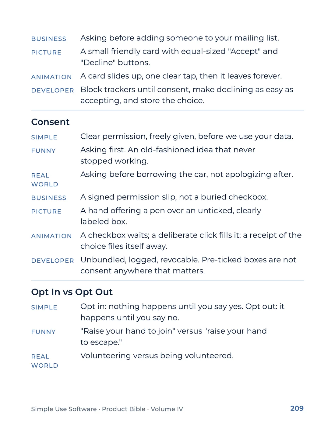 Product Bible, The Analogy Library, page 209