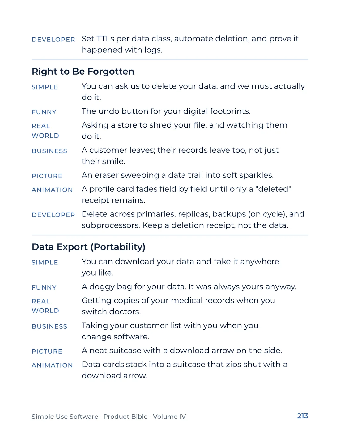 Product Bible, The Analogy Library, page 213