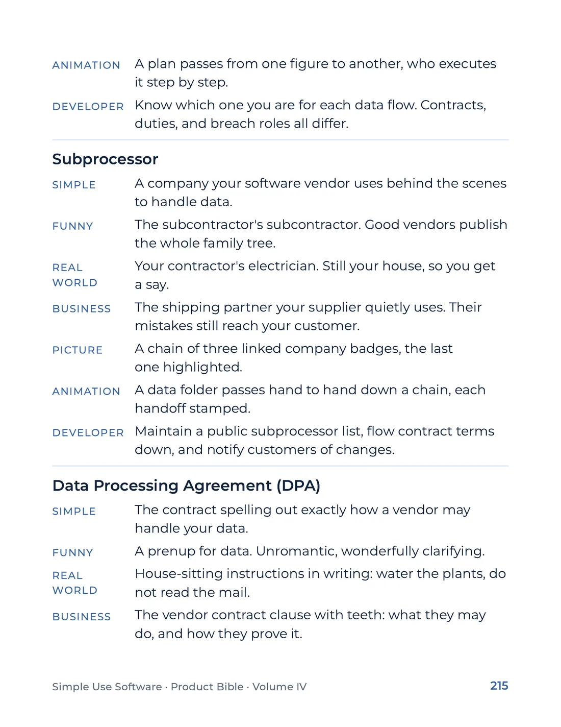 Product Bible, The Analogy Library, page 215