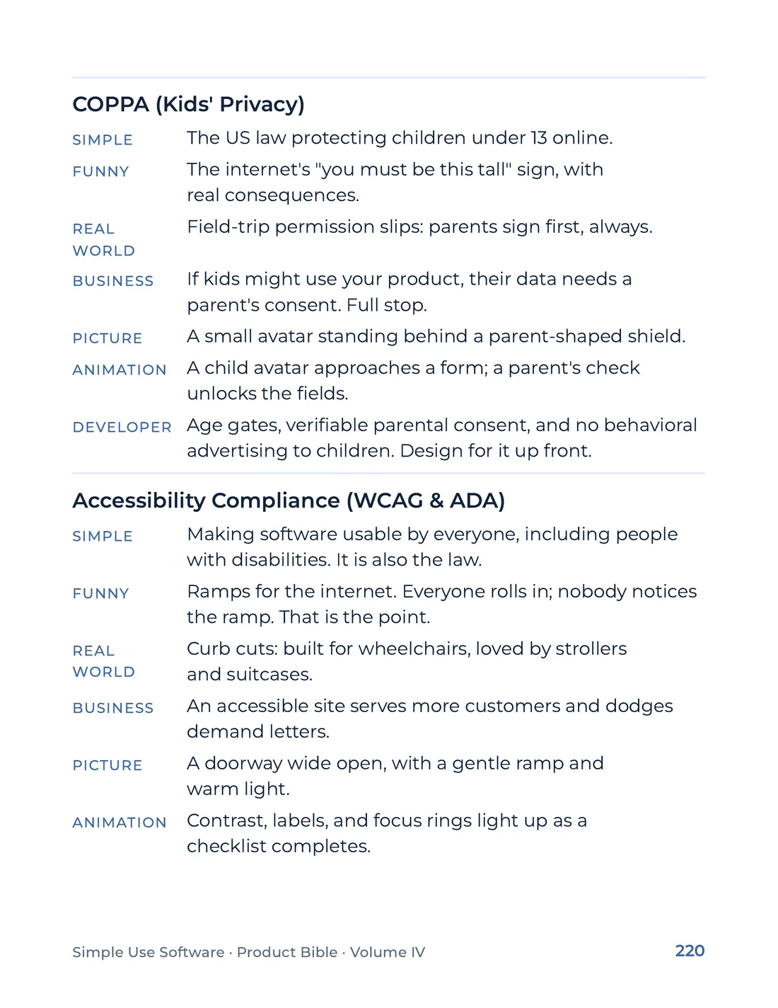 Product Bible, The Analogy Library, page 220