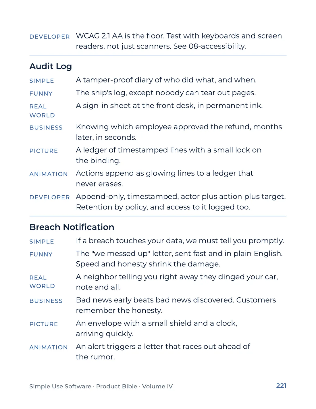 Product Bible, The Analogy Library, page 221