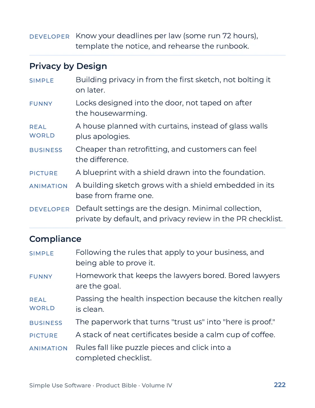 Product Bible, The Analogy Library, page 222