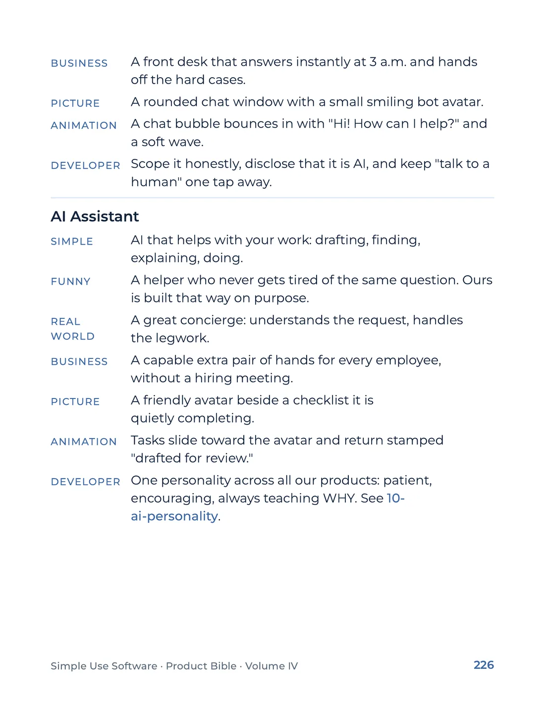 Product Bible, The Analogy Library, page 226