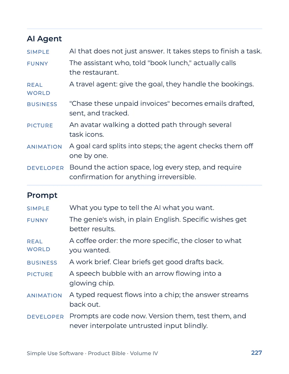 Product Bible, The Analogy Library, page 227